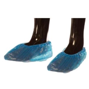 Cobre sapatos polietileno azul (Emb.100un.)