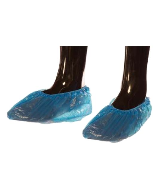 Cobre sapatos polietileno azul (Emb.100un.)