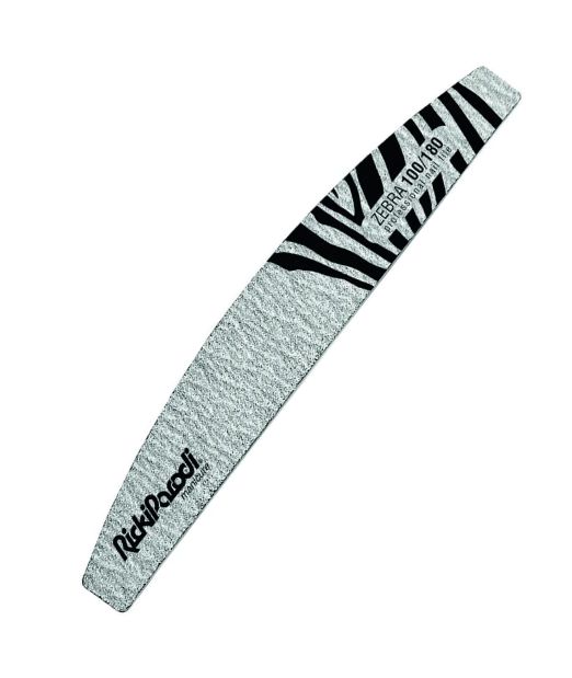 Lima de Unhas Meia Lua 100/180 Zebra 10 Unidades
