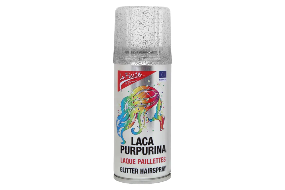 Laca Cor Fantasia Glitter Prata 100 ml