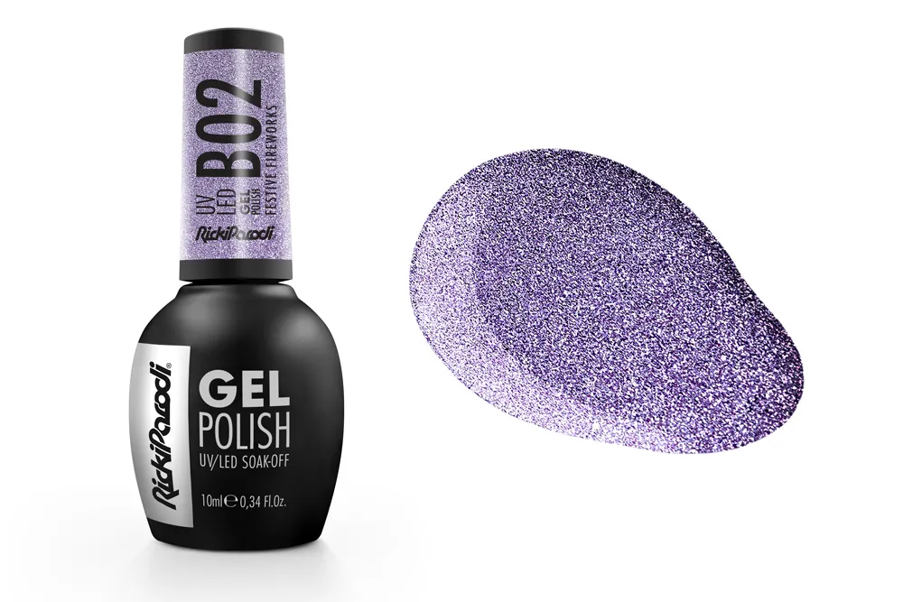 Verniz Gel B02 Festive Fireworks 10ml