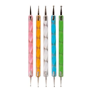 Dotting tool`s 13cm pack 5 unidades