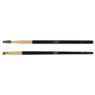 Pincel n°13 + n°14 kit pincéis para sobrancelhas Puro Bio
