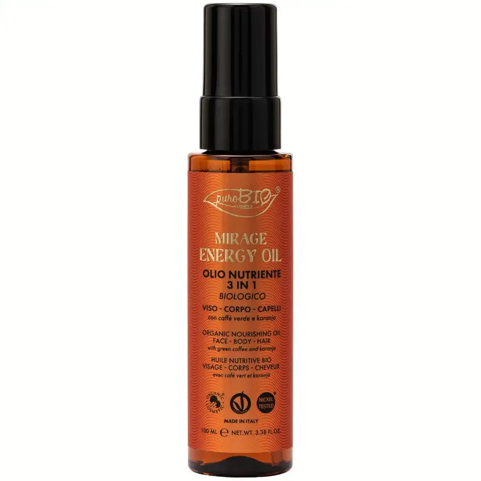 Mirage Energy Óleo Nutritivo Ôrganico 3 em 1 de100ml Puro Bio