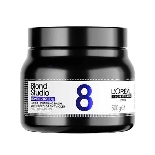 L’Oréal Pro Blond Studio 8 Purple Balm Descolorante 500g